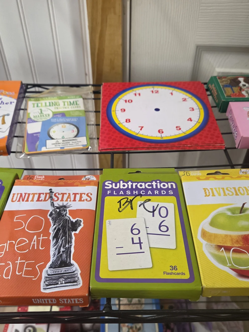 Kids Educational Flash Cards, Telling Time